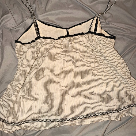 American Eagle Outfitters Black and Cream Camisole - Picture 3 of 3
